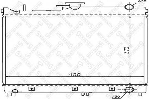 STELLOX 1026249SX Радіатор, охолодження двигуна