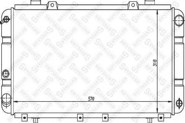 STELLOX 1026390SX Радіатор, охолодження двигуна