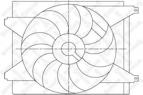 STELLOX 2999367SX Вентилятор, охолодження двигуна