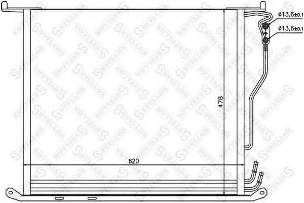 STELLOX 1045131SX Конденсатор, кондиціонер