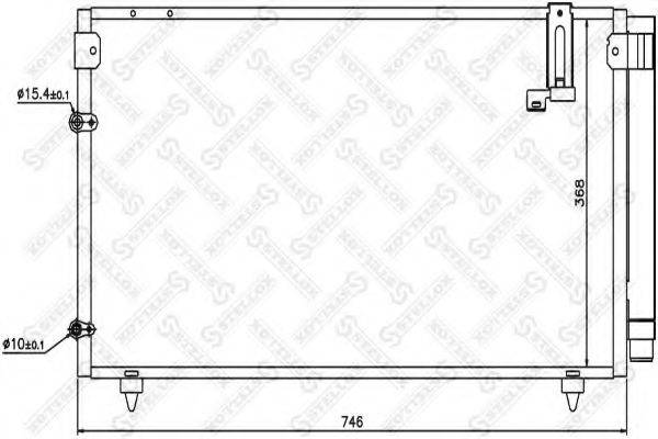 STELLOX 1045531SX Конденсатор, кондиціонер