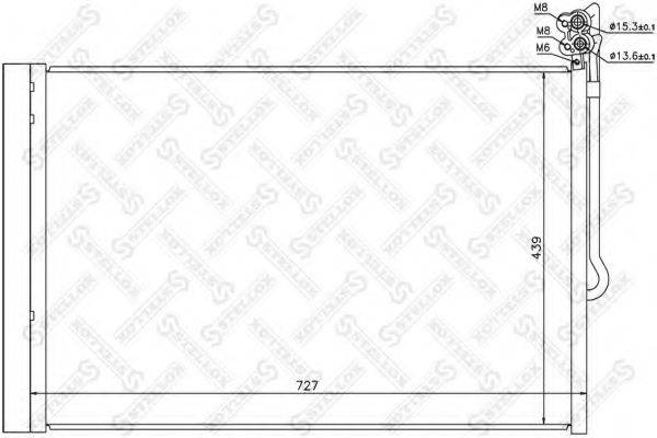 STELLOX 1045736SX Конденсатор, кондиціонер