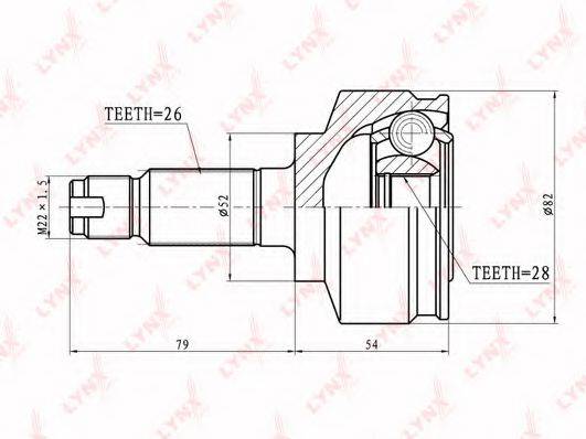 HONDA 44306SELT00 Приводний вал