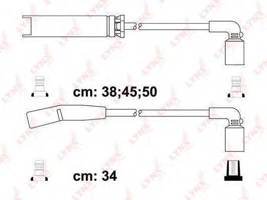 LYNXAUTO SPC1803 Комплект дротів запалювання