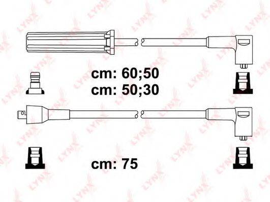 LYNXAUTO SPC6515 Комплект дротів запалювання