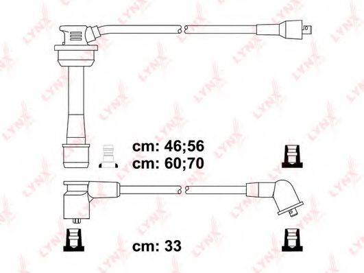 LYNXAUTO SPC7518 Комплект дротів запалювання