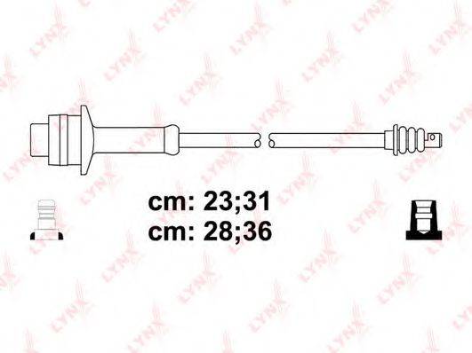 LYNXAUTO SPC7538 Комплект дротів запалювання
