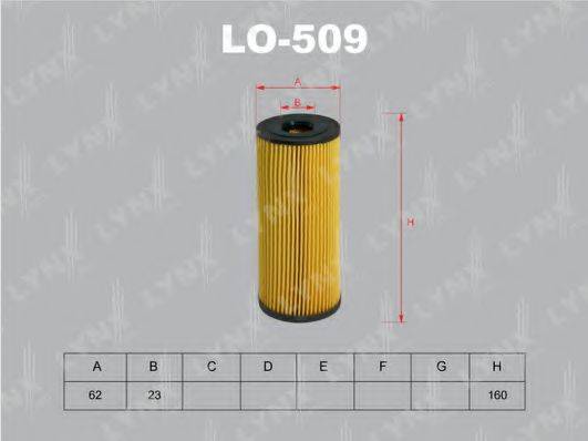 Масляный фильтр LYNXAUTO LO-509