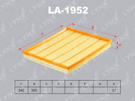 LYNXAUTO LA1952 Повітряний фільтр