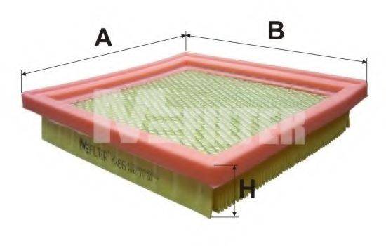 MFILTER K466 Повітряний фільтр