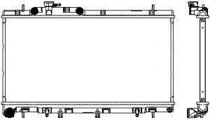 SAKURA AUTOMOTIVE 34211020 Радіатор, охолодження двигуна