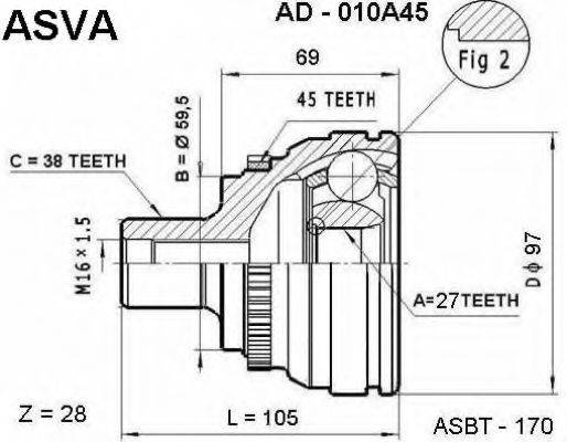 ASVA AD-010A45