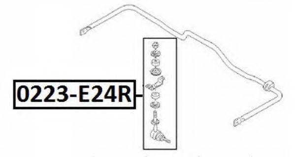 ASVA 0223E24R Тяга/стійка, стабілізатор