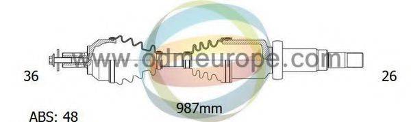 ODM-MULTIPARTS 18152201 Приводний вал