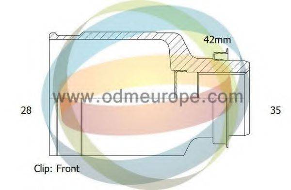 ODM-MULTIPARTS 14016054 Шарнірний комплект, приводний вал