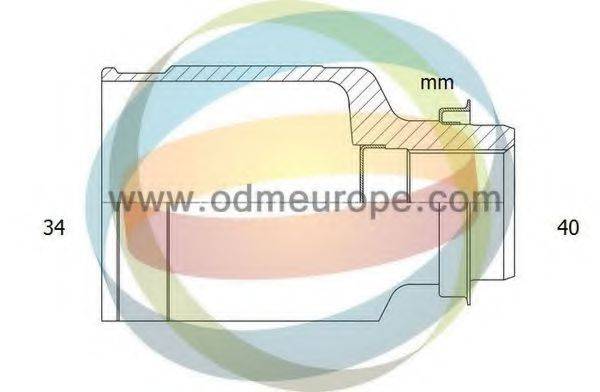 ODM-MULTIPARTS 14216104 Шарнірний комплект, приводний вал