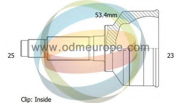 ODM-MULTIPARTS 12011968 Шарнірний комплект, приводний вал