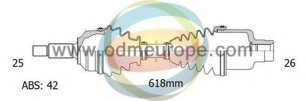 ODM-MULTIPARTS 18302181 Приводний вал