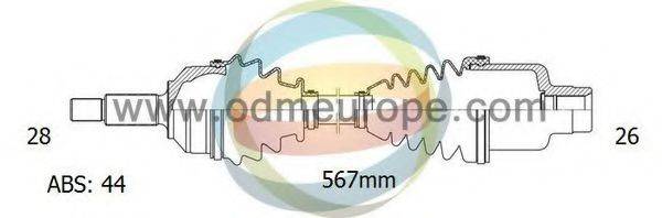 ODM-MULTIPARTS 18052232 Приводний вал