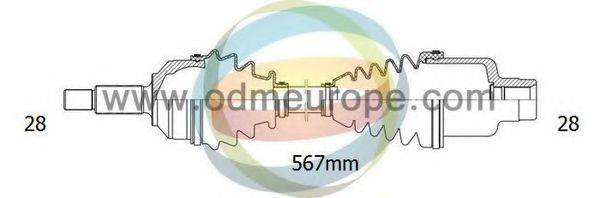 ODM-MULTIPARTS 18012820 Приводний вал