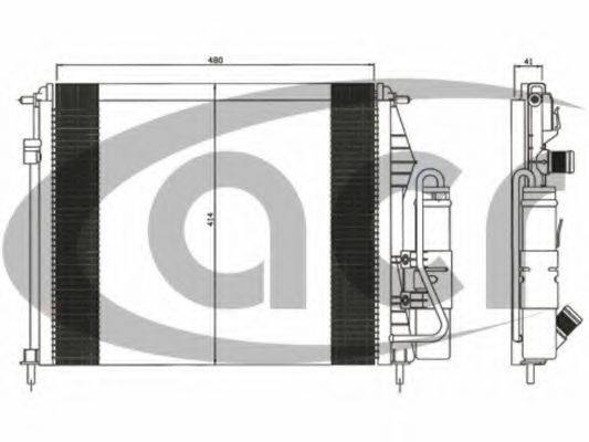ACR 300591 Конденсатор, кондиціонер