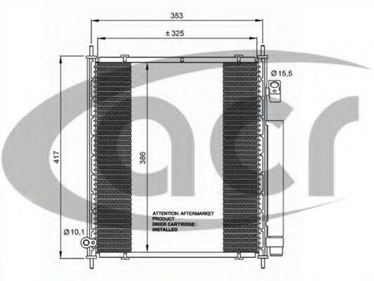 ACR 300610 Конденсатор, кондиціонер
