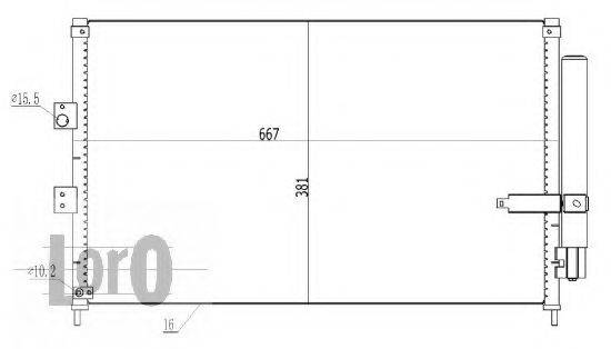 LORO 0180160021 Конденсатор, кондиціонер