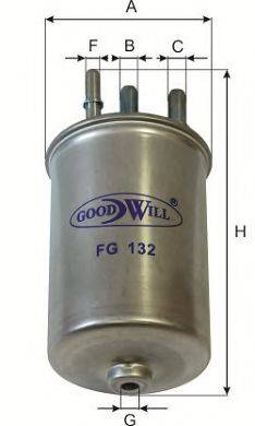 GOODWILL FG132 Паливний фільтр