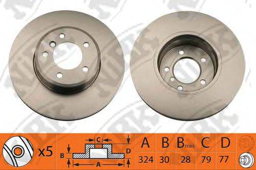 NIBK RN1381 гальмівний диск