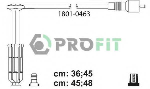PROFIT 18010463 Комплект дротів запалювання