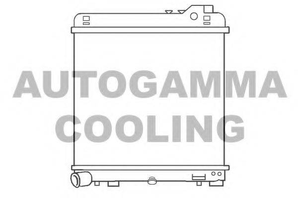 AUTOGAMMA 100101 Радіатор, охолодження двигуна