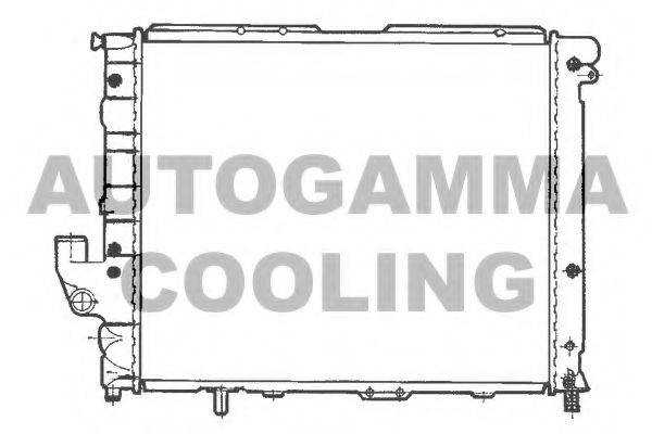 AUTOGAMMA 100467 Радіатор, охолодження двигуна