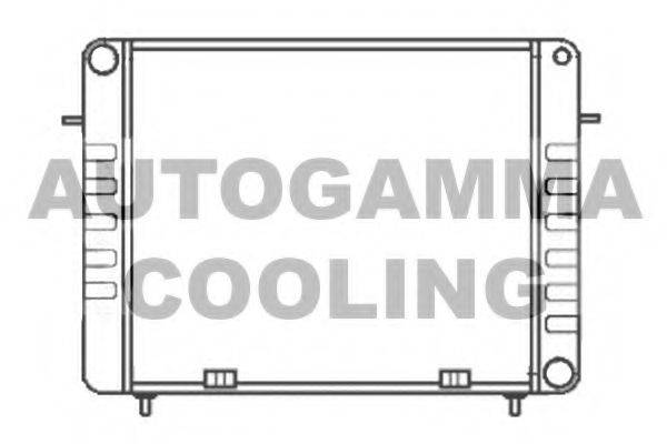 AUTOGAMMA 100701 Радіатор, охолодження двигуна