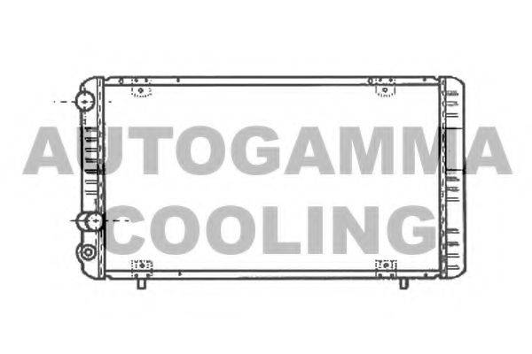 AUTOGAMMA 100879 Радіатор, охолодження двигуна