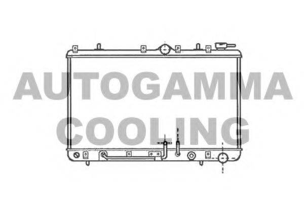 AUTOGAMMA 101204 Радіатор, охолодження двигуна