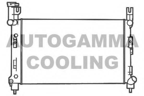 AUTOGAMMA 102044 Радіатор, охолодження двигуна