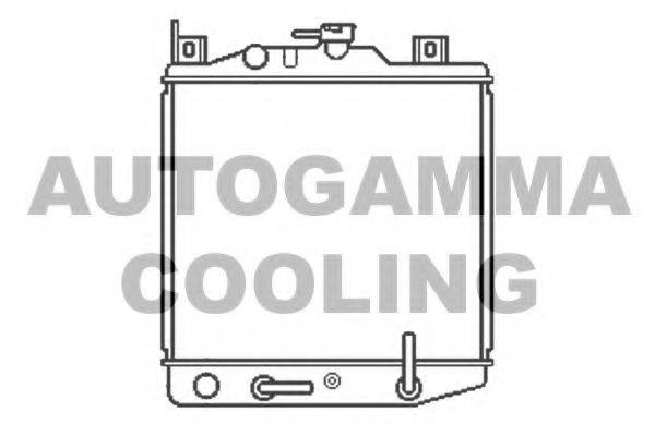 AUTOGAMMA 102337 Радіатор, охолодження двигуна