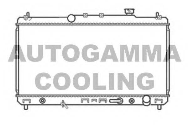 AUTOGAMMA 102355 Радіатор, охолодження двигуна