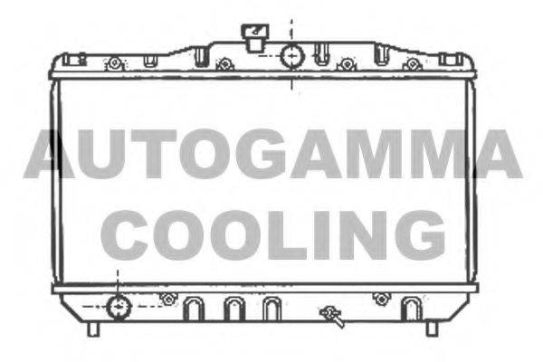 AUTOGAMMA 102358 Радіатор, охолодження двигуна