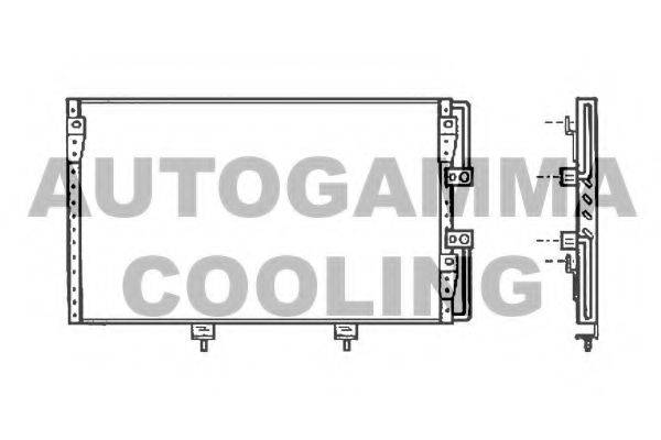 AUTOGAMMA 102805 Конденсатор, кондиціонер