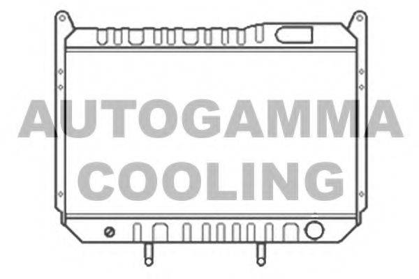 AUTOGAMMA 103346 Радіатор, охолодження двигуна