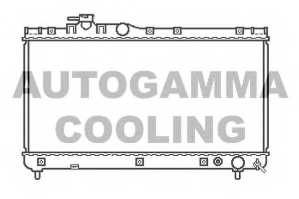 AUTOGAMMA 103416 Радіатор, охолодження двигуна