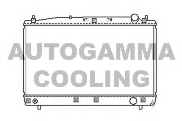 AUTOGAMMA 103858 Радіатор, охолодження двигуна