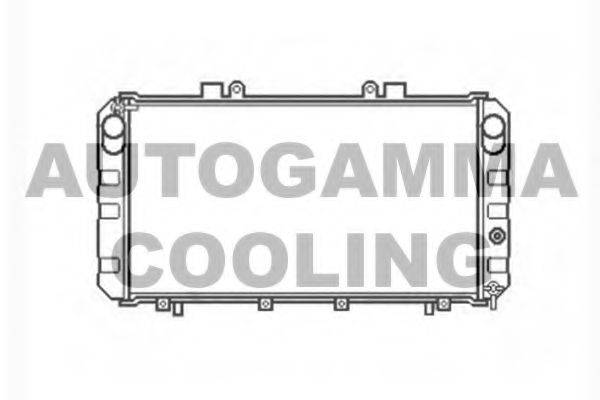 AUTOGAMMA 104022 Радіатор, охолодження двигуна