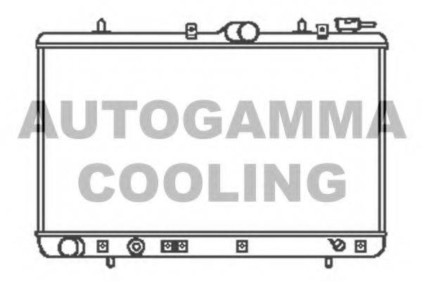 AUTOGAMMA 104061 Радіатор, охолодження двигуна