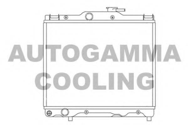 AUTOGAMMA 104122 Радіатор, охолодження двигуна