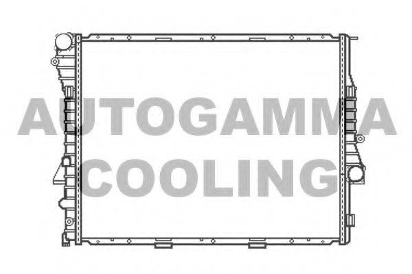 AUTOGAMMA 104168 Радіатор, охолодження двигуна