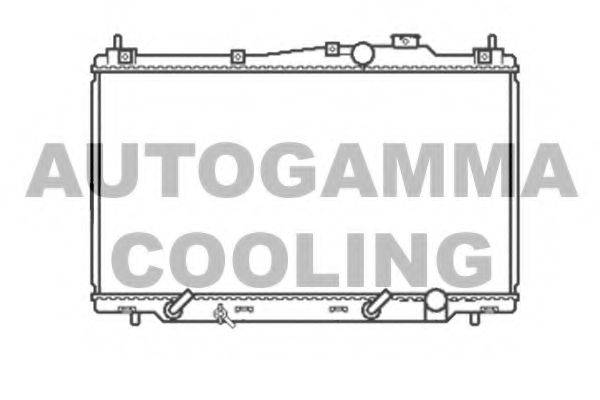 AUTOGAMMA 105045 Радіатор, охолодження двигуна