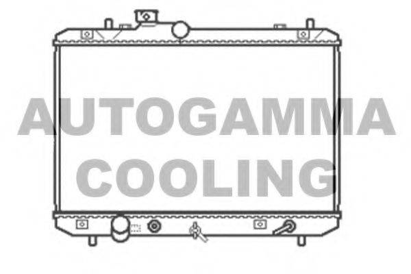 AUTOGAMMA 105058 Радіатор, охолодження двигуна