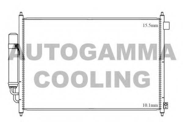 AUTOGAMMA 105540 Конденсатор, кондиціонер